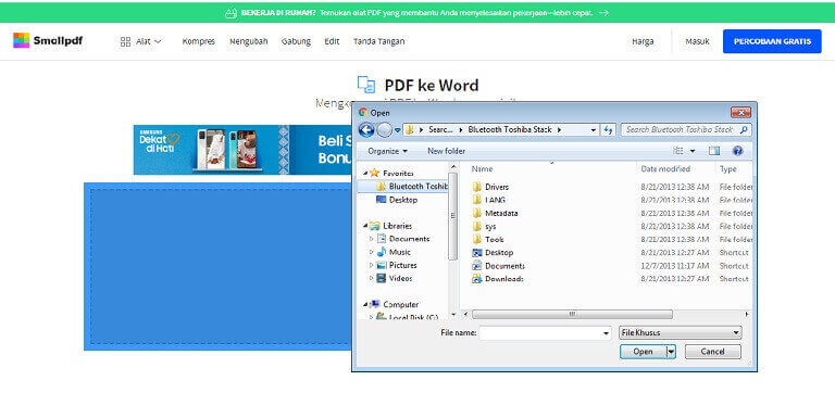 cara mengubah pdf ke word